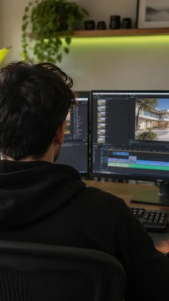 Vertical reel of a video edit
